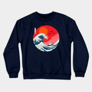 Sunset Wave Crewneck Sweatshirt